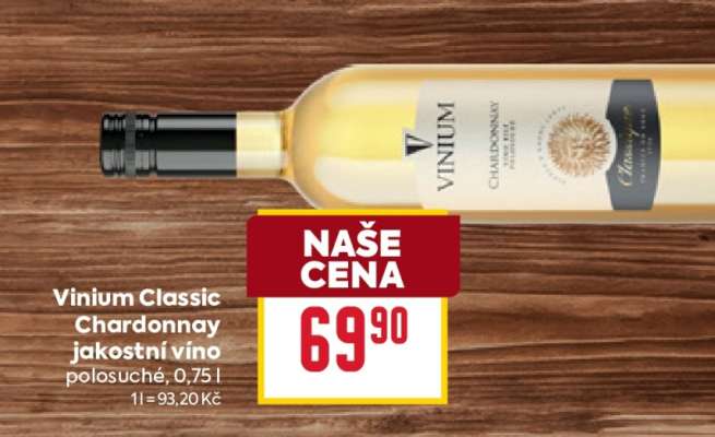 Vinium Classic Chardonnay jakostní víno