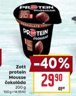 Zott protein Mousse čokoláda
