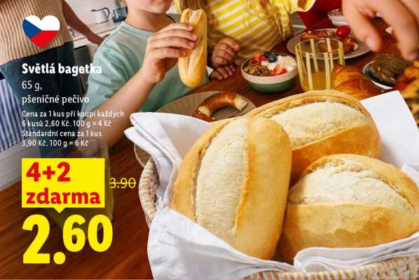SVĚTLÁ BAGETKA
