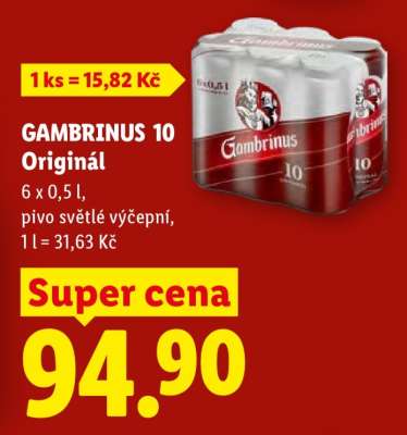 Gambrinus 10 Originál
