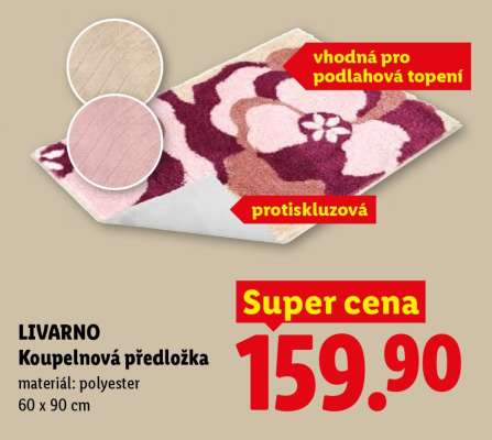 Livarno Koupelnová předložka