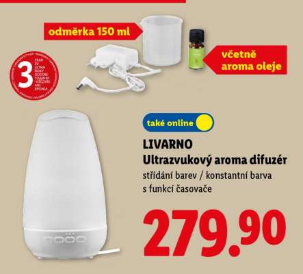 Livarno Ultrazvukový aroma difuzér