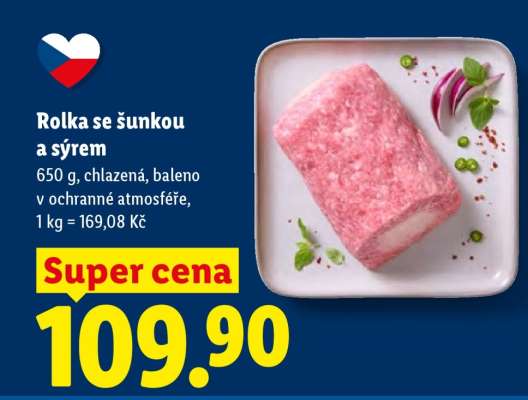 ROLKA SE ŠUNKOU A SÝREM