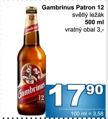 Gambrinus Patron 12
