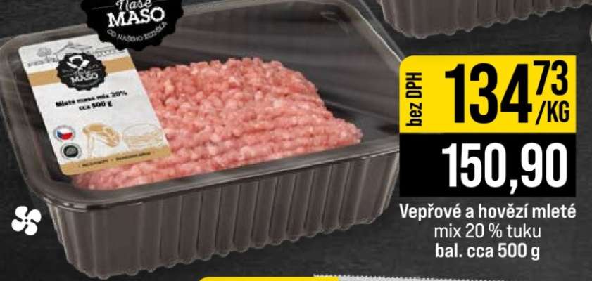 Vepřové a hovězí mleté
