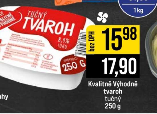 Kvalitně Výhodně tvaroh tučný