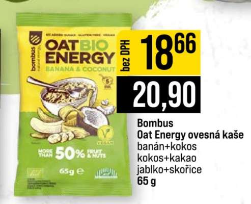 Bombus Oat Energy ovesná kaše
