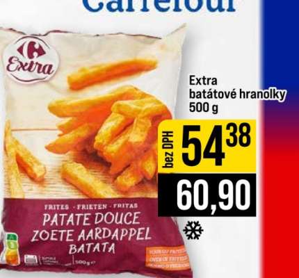 Extra batátové hranolky