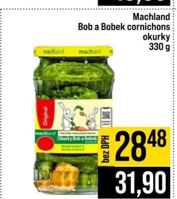 Machland Bob a Bobek cornichons okurky 330 g