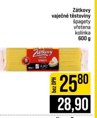 Zátkovy vaječné těstoviny