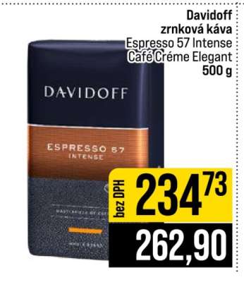 Davidoff zrnková káva Espresso 57 Intense Café Crème Elegant 500 g
