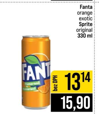 Fanta orange exotic Sprite original