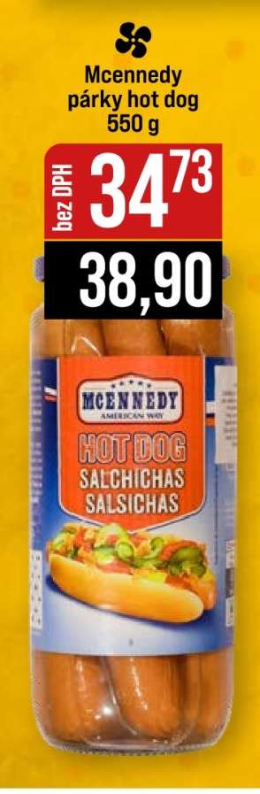Mcennedy párky hot dog