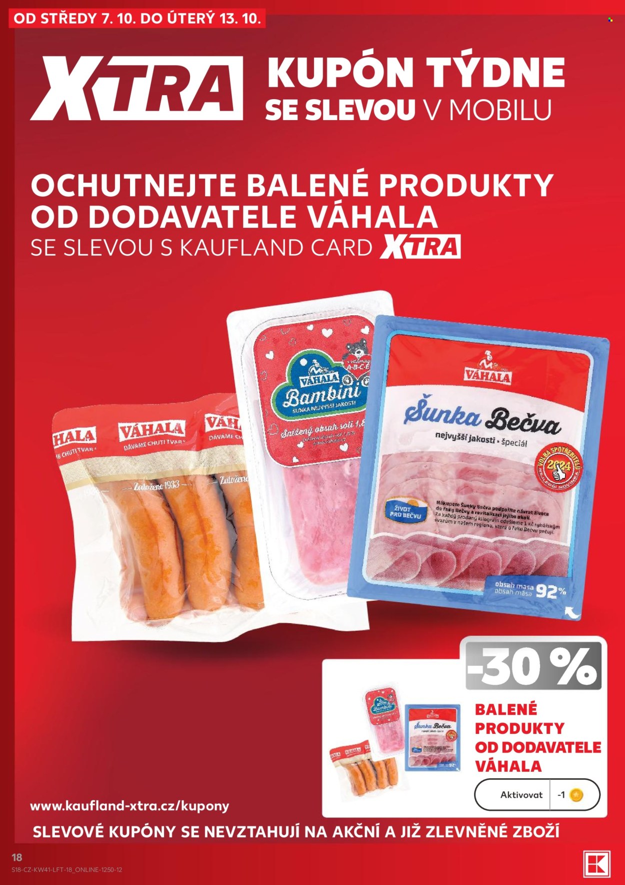 Leták Kaufland - 7.10.2026 - 13.10.2026. Strana 18