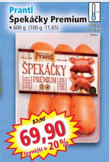 Prantl Špekáčky Premium