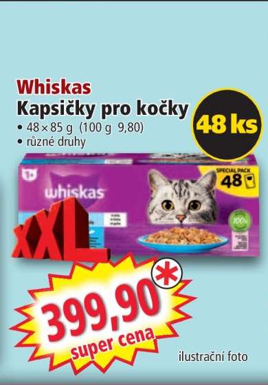 Whiskas kapsičky pro kočky