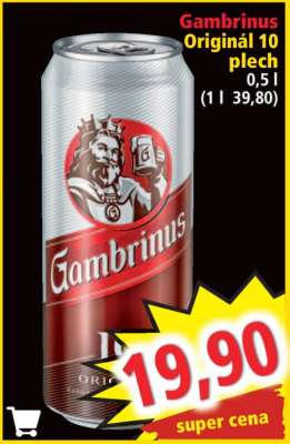 Gambrinus Originál 10 plech