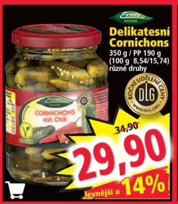 Delikatesní Cornichons