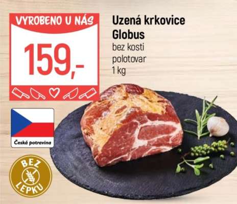 Uzená krkovice Globus