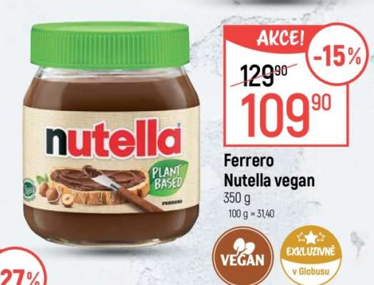 Ferrero Nutella vegan