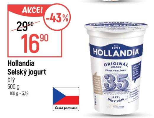Hollandia Selský jogurt bílý