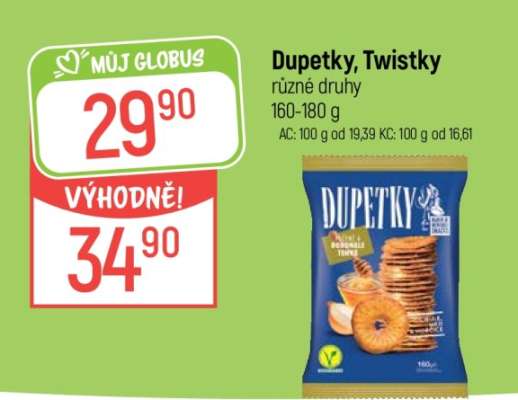 Dupetky, Twistky