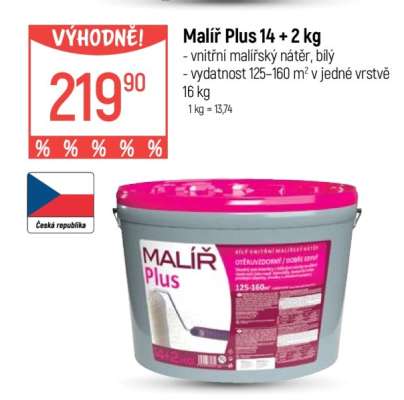 Malíř Plus 14+2 kg