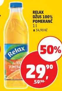Relax džus 100 pomeranč