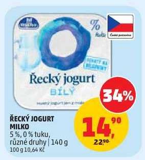 ŘECKÝ JOGURT MILKO