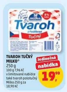 Tvaroh tučný Milko