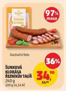 ŠUNKOVÁ KLOBÁSA ŘEZNÍKŮV TALÍŘ
