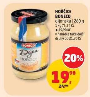 HOŘČICE BONECO dijonská