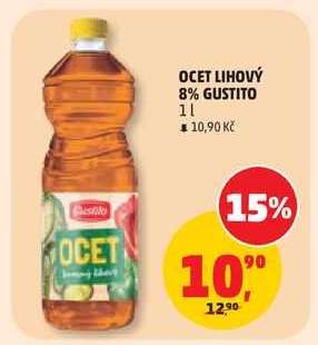Ocet lihový 8% Gustito