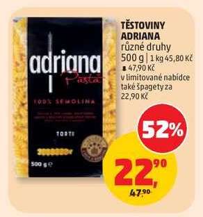 TĚSTOVINY ADRIANA