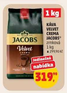 Káva Velvet Crema Jacobs
