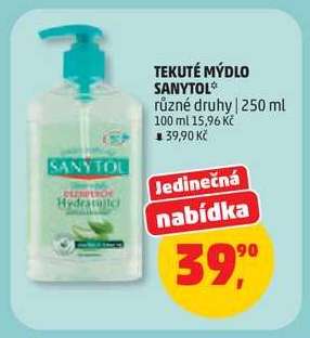 TEKUTÉ MÝDLO SANYTOL