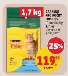 GRANULE PRO KOČKY FRISKIES