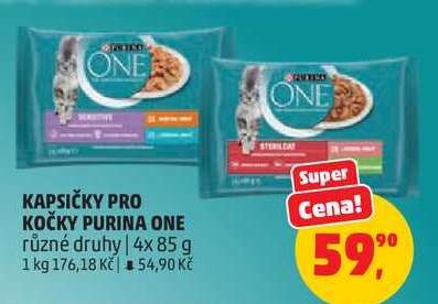 KAPSIČKY PRO KOČKY PURINA ONE