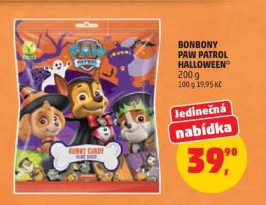 BONBONY PAW PATROL HALLOWEEN