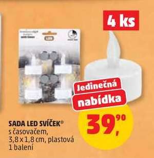 SADA LED SVÍČEK