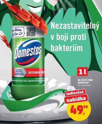 WC ČISTIČ PINE DOMESTOS*