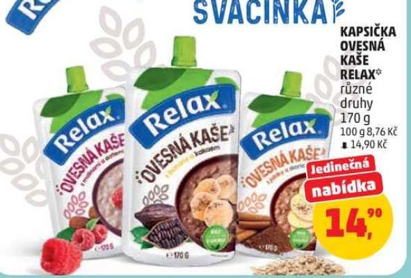 Kapsička ovesná kaše Relax