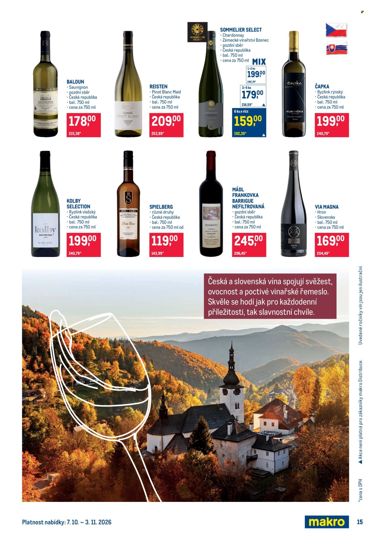 Leták MAKRO - 7.10.2026 - 20.10.2026. Strana 15