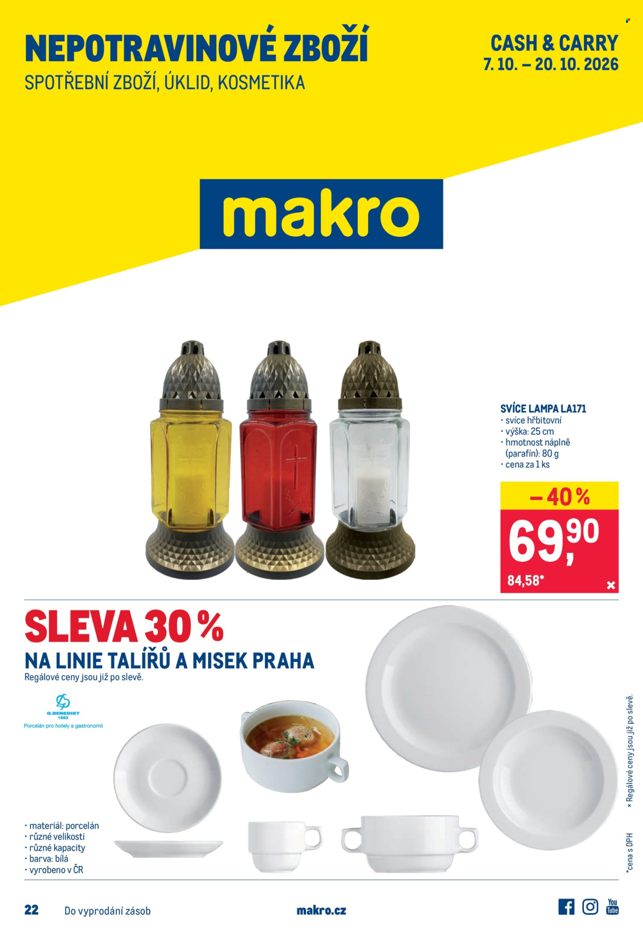 Leták MAKRO - 7.10.2026 - 20.10.2026. Strana 1