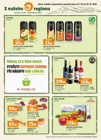 Leták coop TERNO - 7.10.2026 - 20.10.2026.