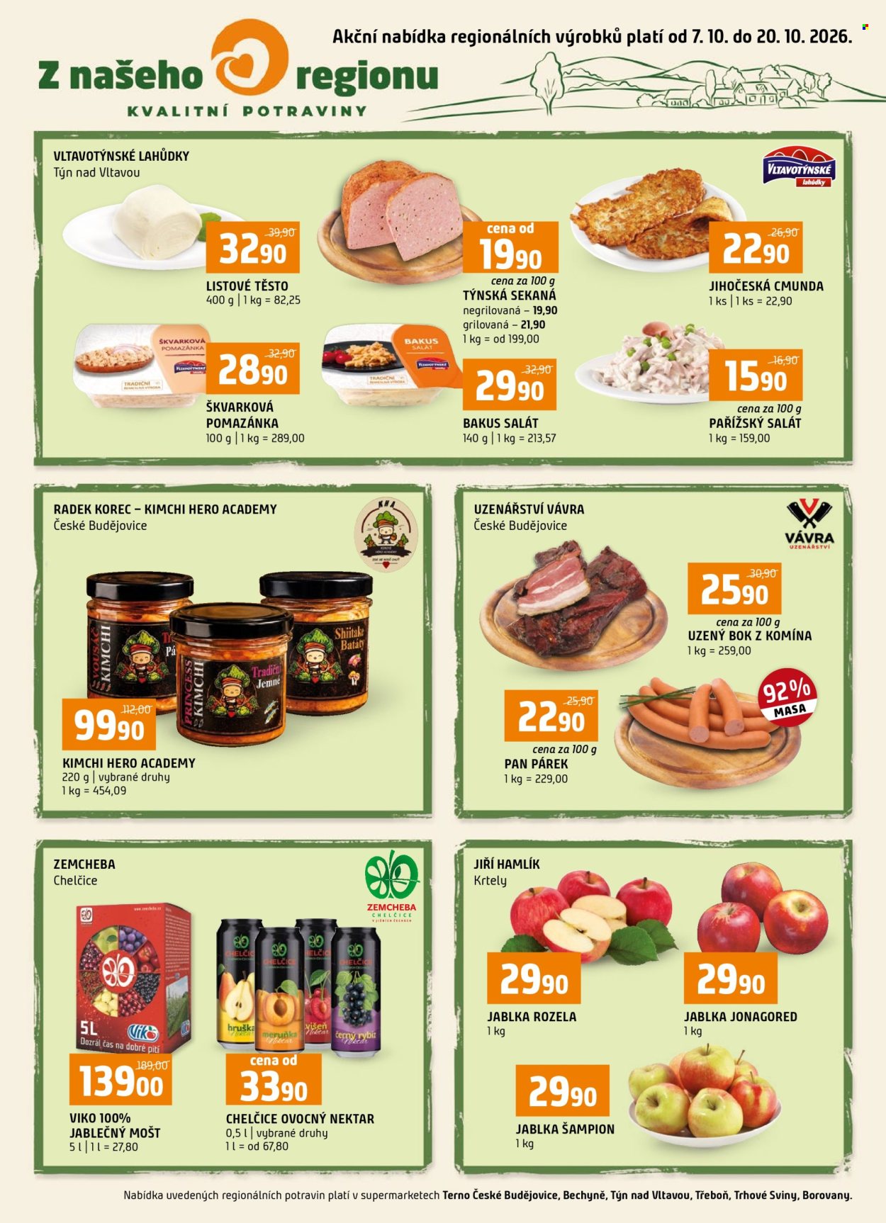 Leták coop TERNO - 7.10.2026 - 20.10.2026. Strana 1