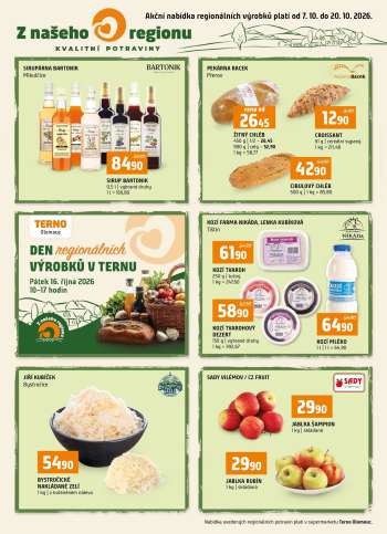 Leták coop TERNO - 7.10.2026 - 20.10.2026.