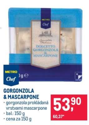 Gorgonzola & Mascarpone