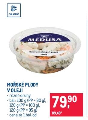 MOŘSKÉ PLODY V OLEJI