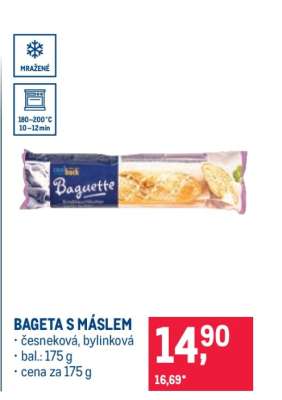 BAGETA S MÁSLEM